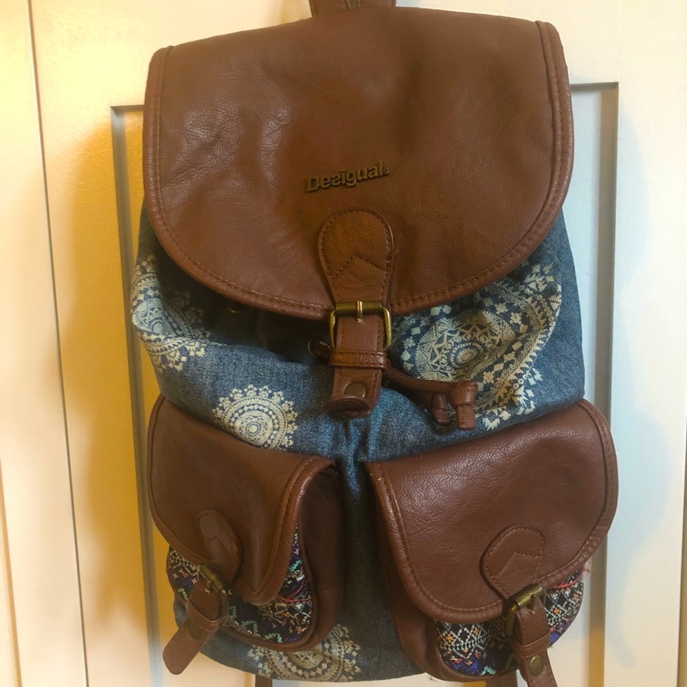 Denim Desigual Fashion Backpack